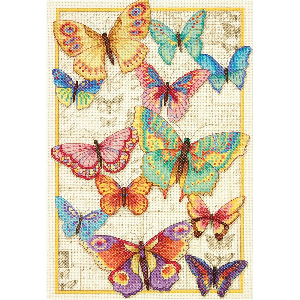 Gold Collection Butterfly Beauty Counted Cross Stitch Kit